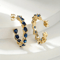 AzureTear Luxury Blue Zircon Earrings 1