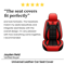 Universal Leather Car Seat Cover All Season Driver And Passenger Protection Pad 4