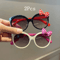 Kids Big Frame Bow Sunglasses 5