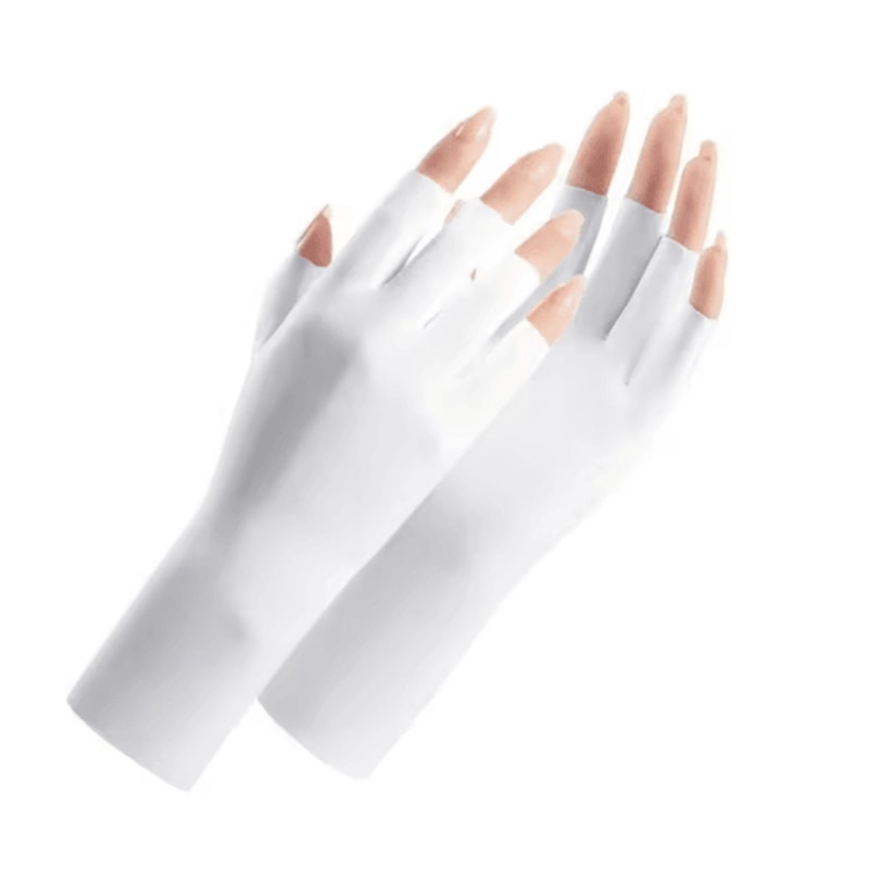 UV Protection Nail Art Gloves 9