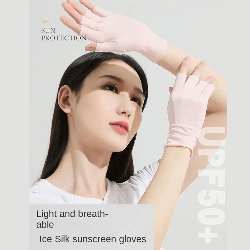 UV Protection Nail Art Gloves 1