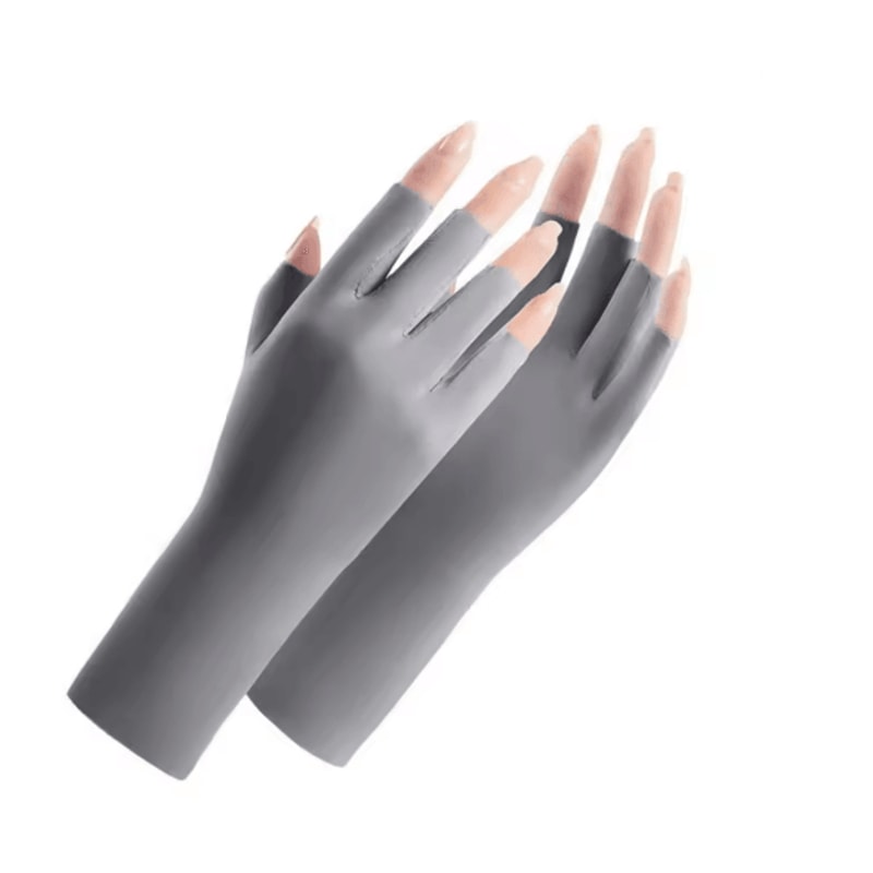 UV Protection Nail Art Gloves 5