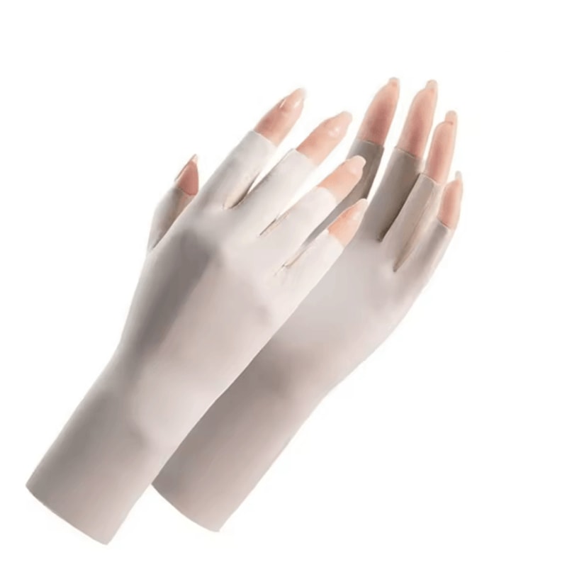 UV Protection Nail Art Gloves 6
