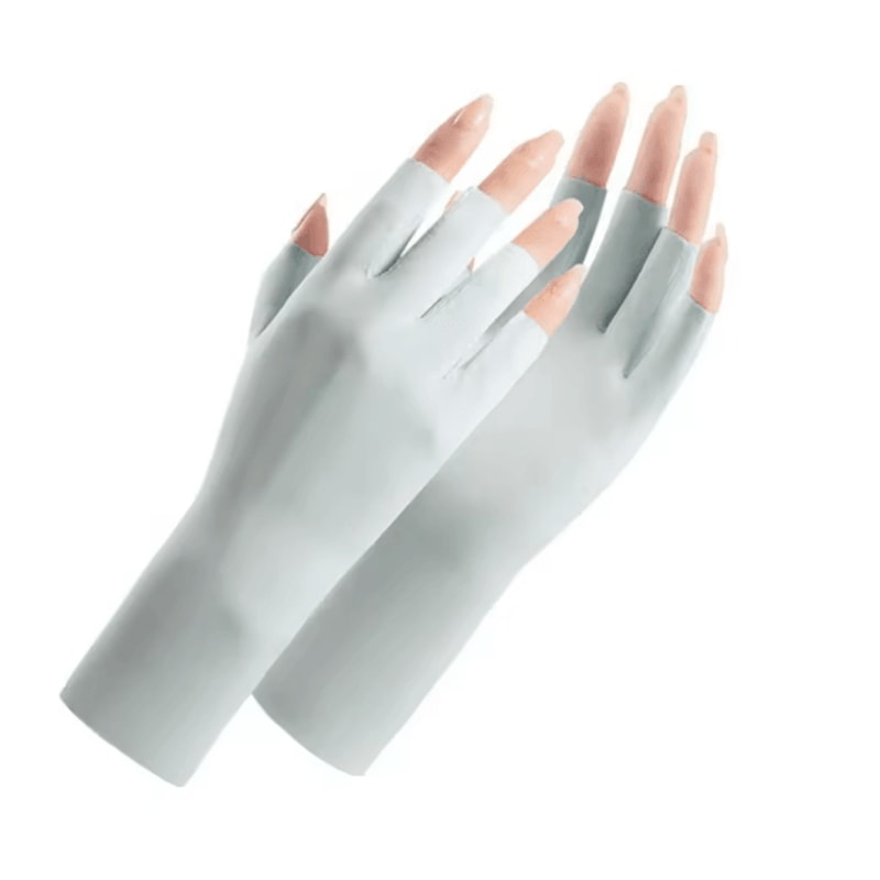 UV Protection Nail Art Gloves 8