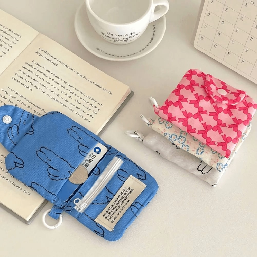 Cute Floral Coin Purse Card Holder 2