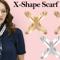 X Shape Scarf Clip Set 0