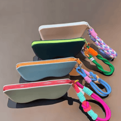 silicone zipper eyeglass case