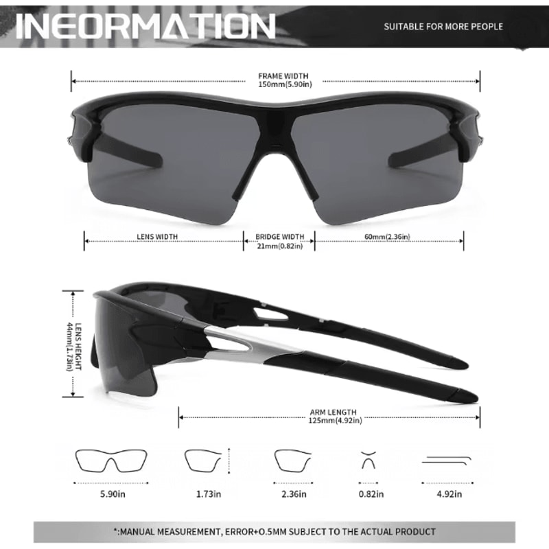UV400 Protective Sports Eyewear 2