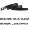 Womens Classic PU Leather Belt 2