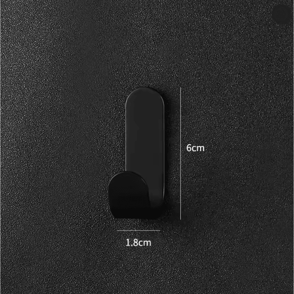 Self Adhesive Waterproof J Hook Set 3