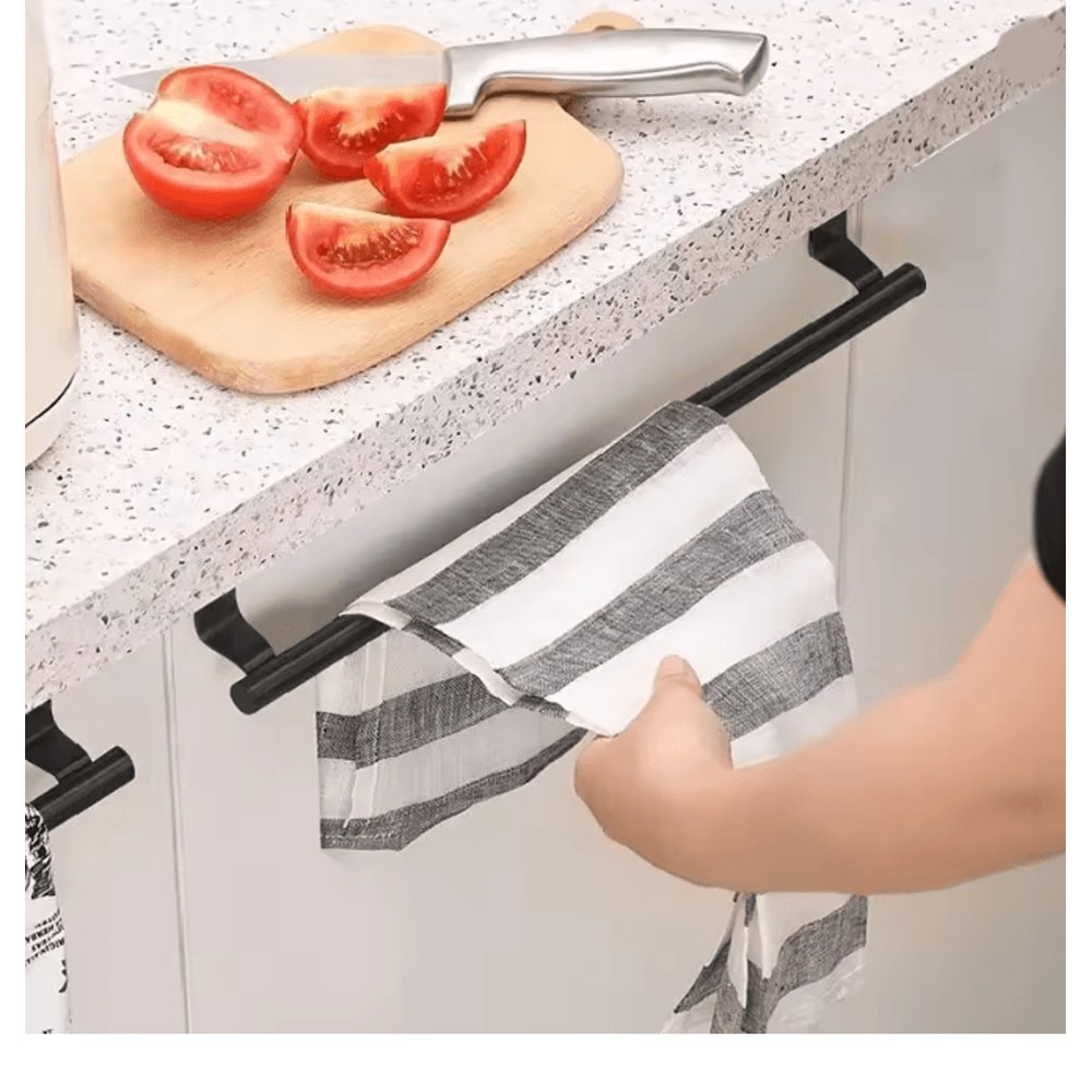 Over Cabinet Towel Rack Organizer 2