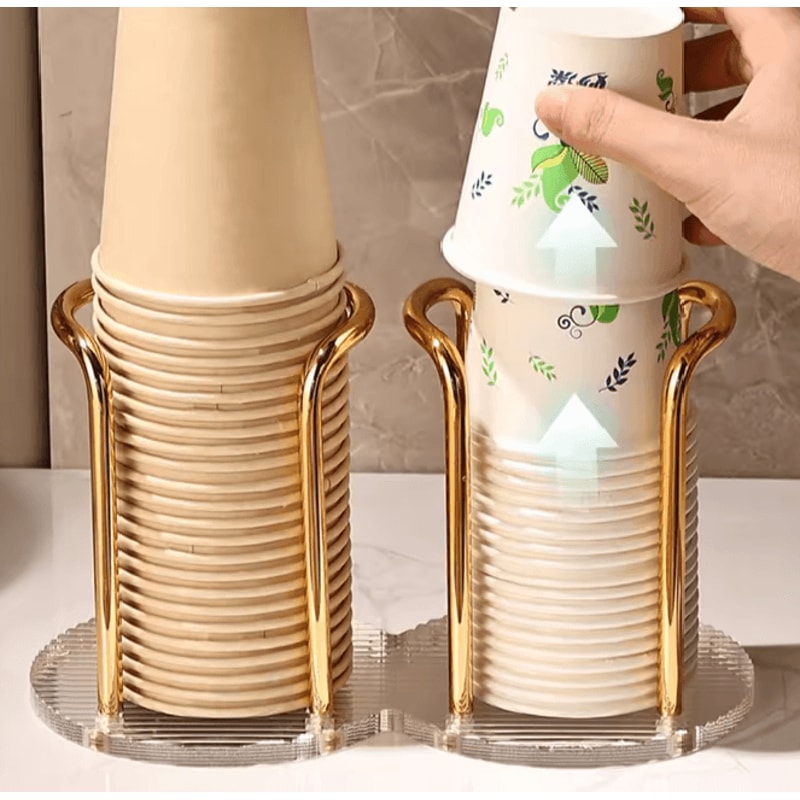 Disposable Cup Storage Holder Stand 0