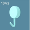Self Adhesive Wall Hook Set 9
