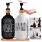 Black Kitchen Soap Dispenser Set 0