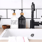 Black Kitchen Soap Dispenser Set 1