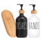 Black Kitchen Soap Dispenser Set 5
