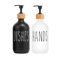 Black Kitchen Soap Dispenser Set 6