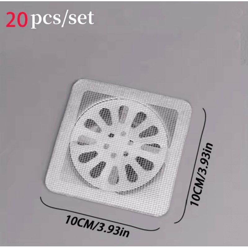 Disposable Shower Drain Hair Catcher Set 1