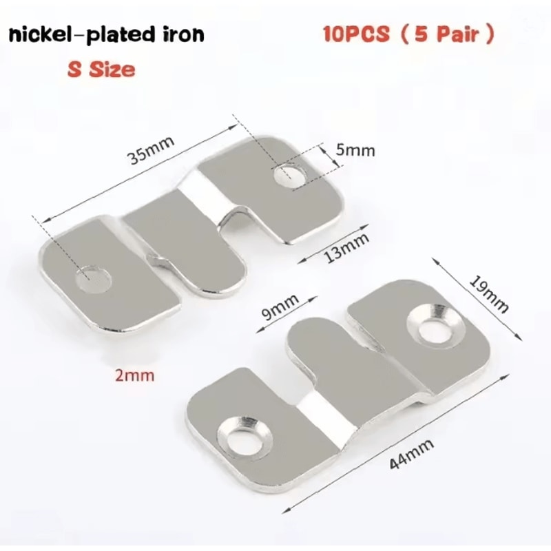 Flush Mount Interlock Picture Hanger Set 4