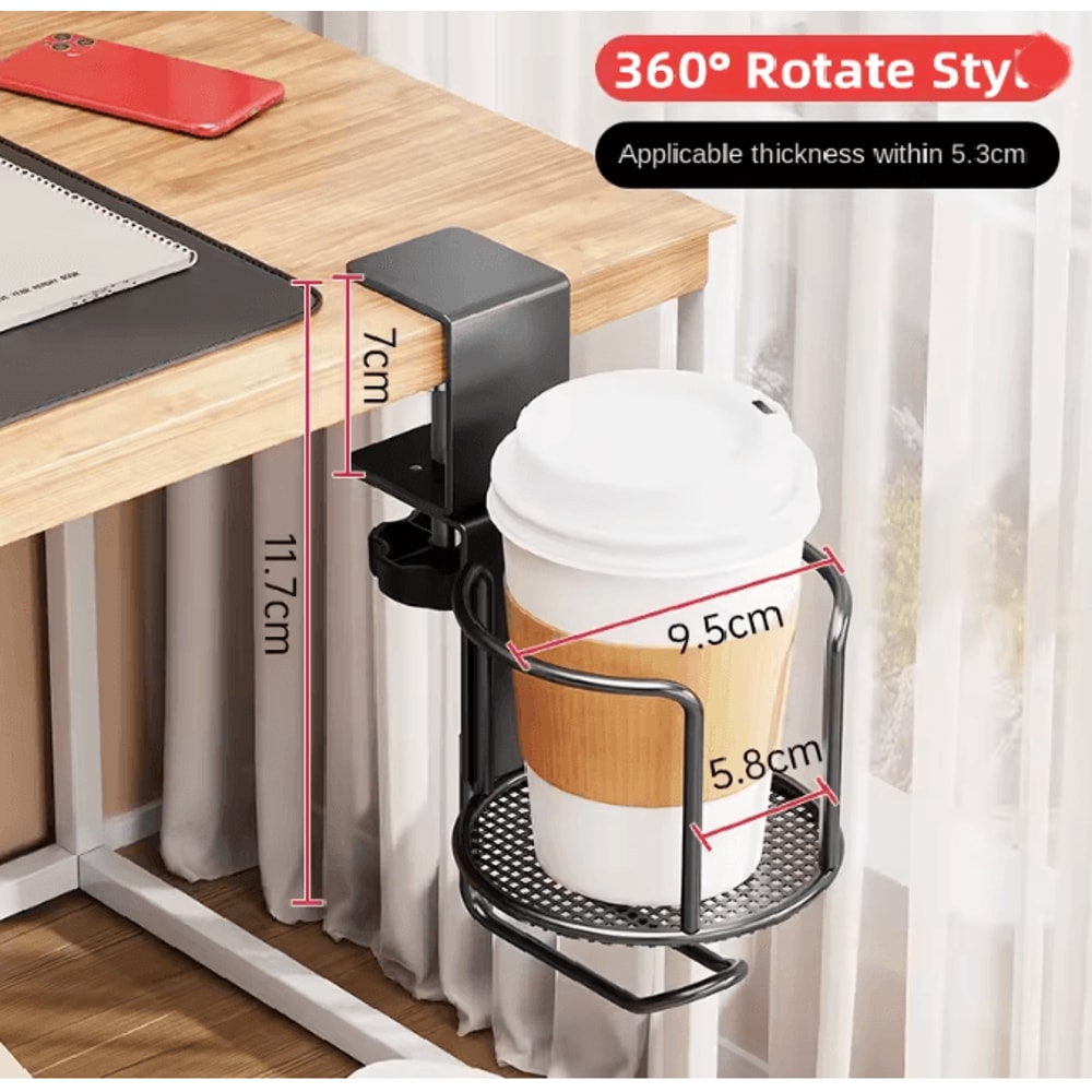Desk Cup Holder And Headphone Hanger 3