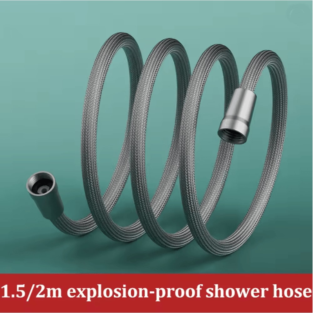 Nylon Braided Shower Hose Connector 0
