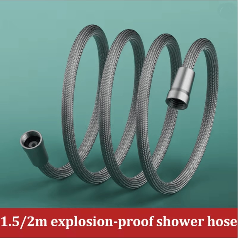 Nylon Braided Shower Hose Connector 0