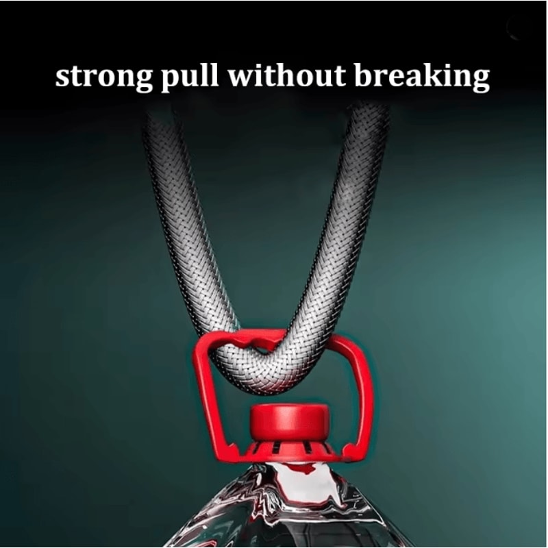 Nylon Braided Shower Hose Connector 2