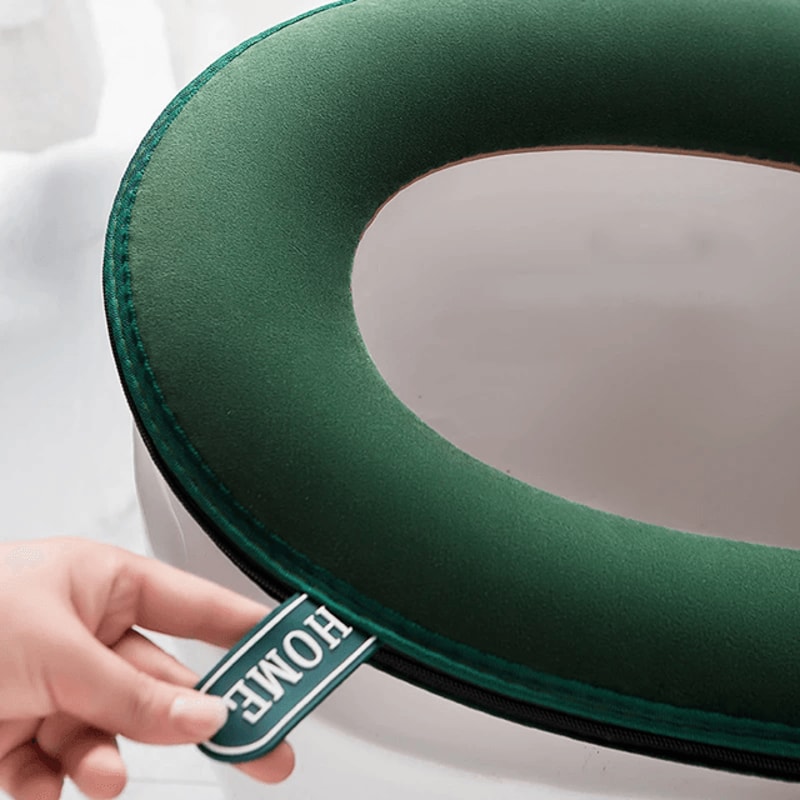 Warm Velvet Toilet Seat Cover 1