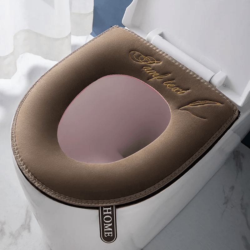 Warm Velvet Toilet Seat Cover 5