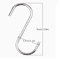 Stainless Steel Heavy Duty S Hooks Set 6
