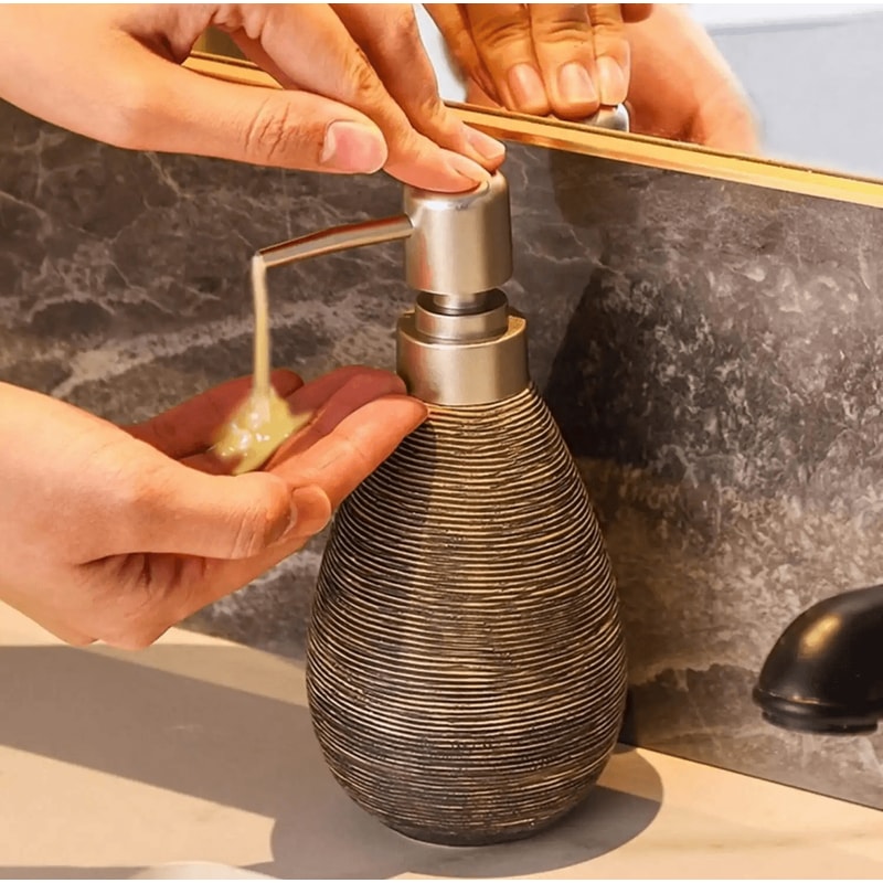 Retro Ceramic Push Soap Dispenser 1
