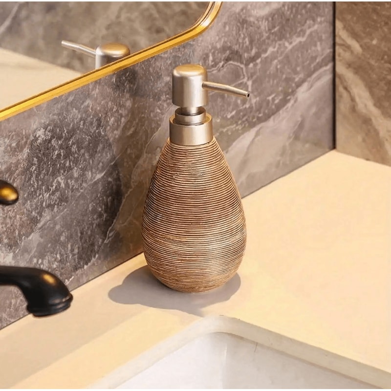 Retro Ceramic Push Soap Dispenser 5