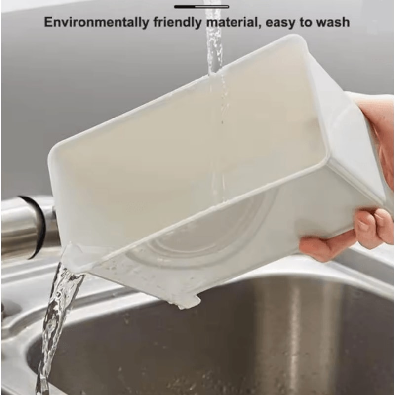 Mini Kitchen Counter Trash Can With Filter Basket 2