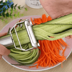stainless steel julienne vegetable peeler