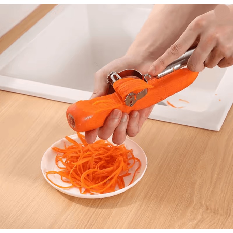 Stainless Steel Julienne Vegetable Peeler 2