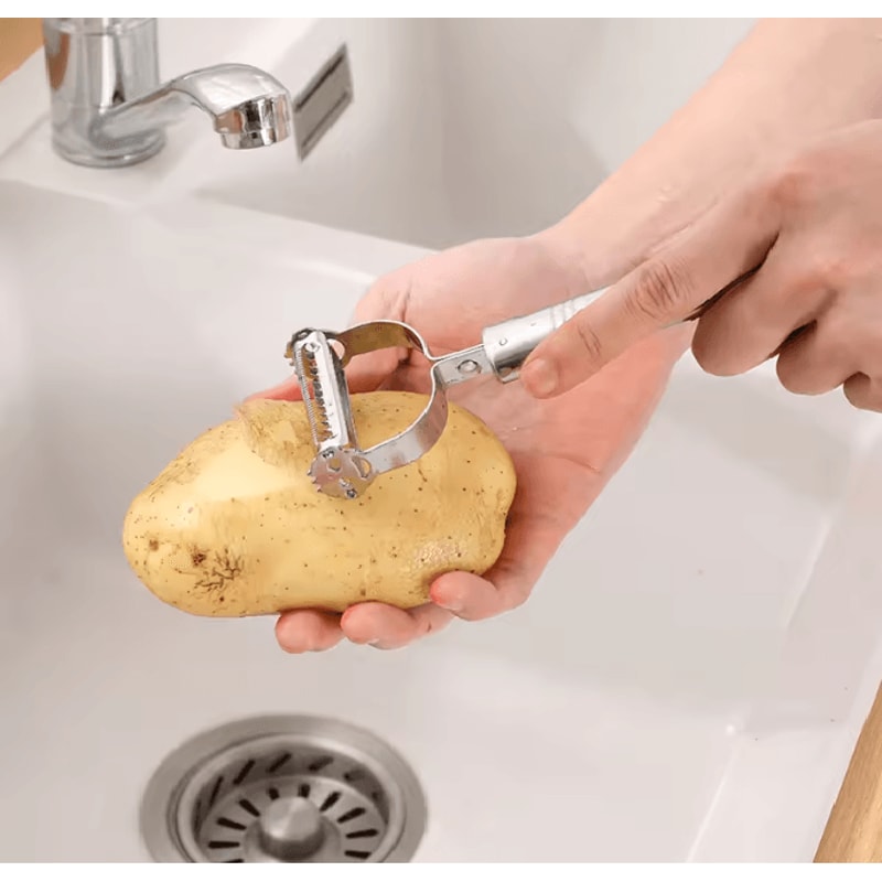 Stainless Steel Julienne Vegetable Peeler 3