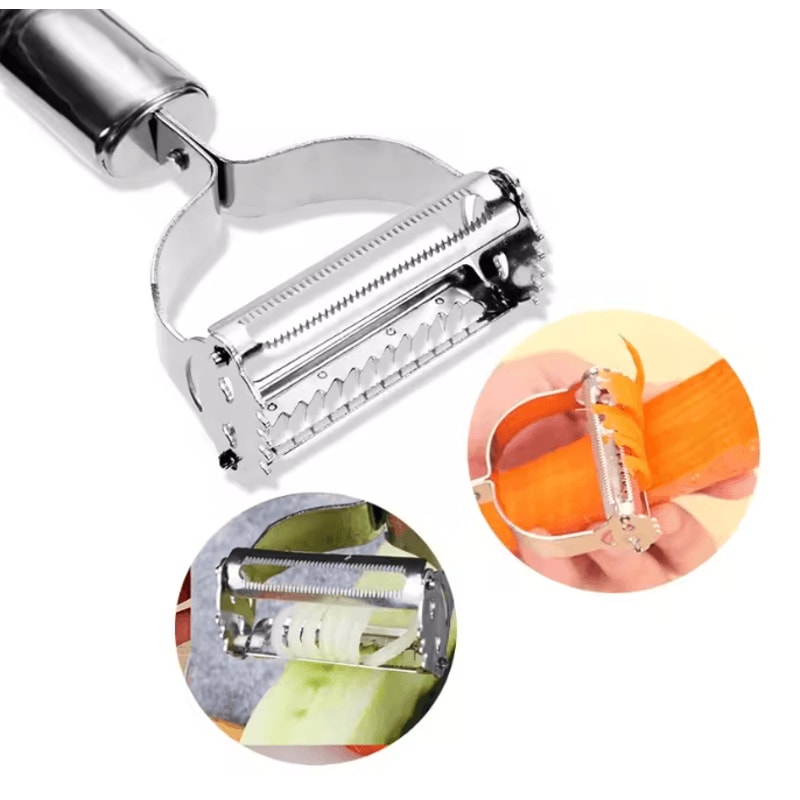 Stainless Steel Julienne Vegetable Peeler 4