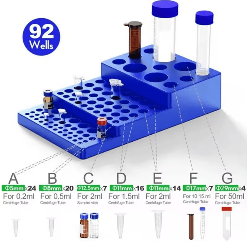 Stepped Laboratory Test Tube Rack 1
