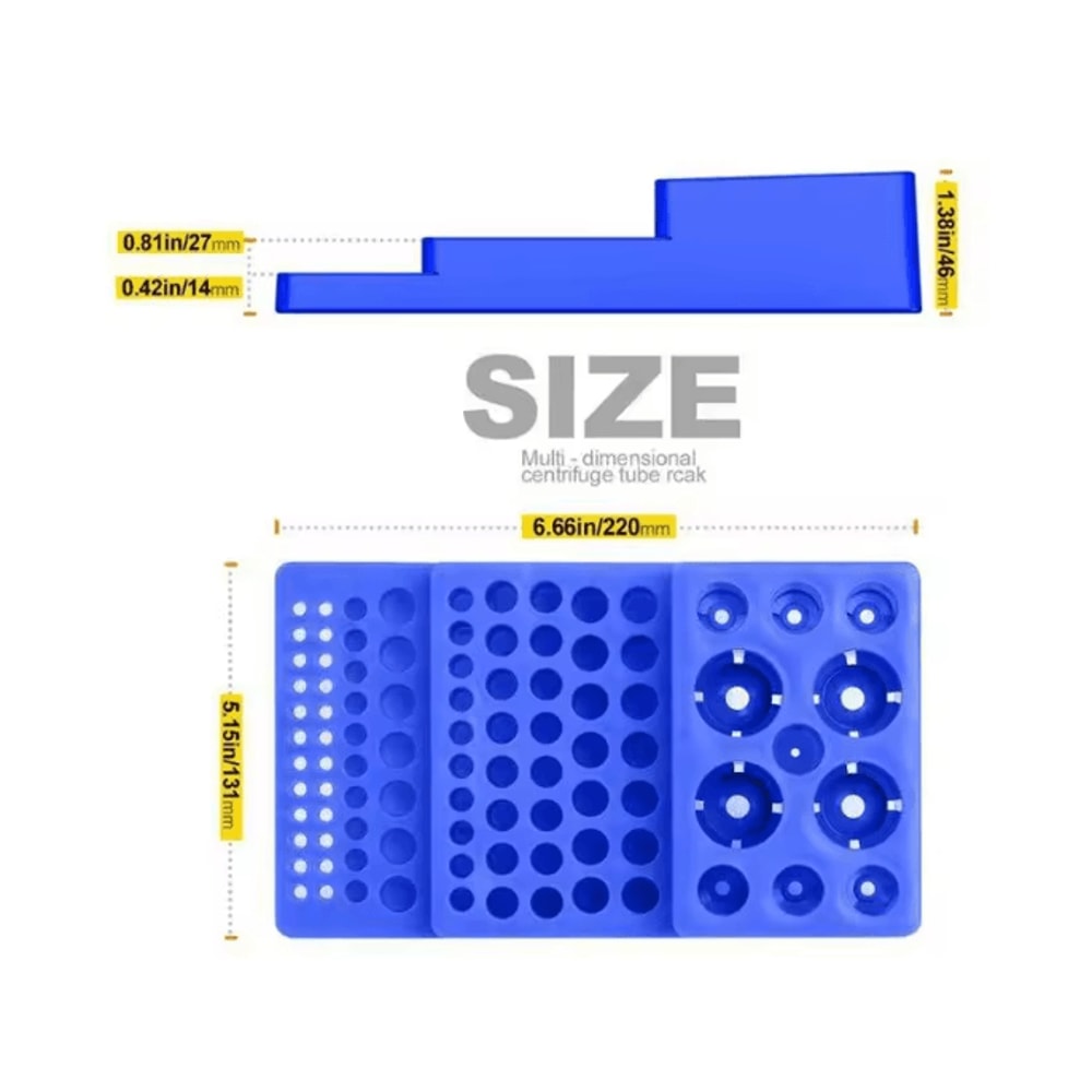 Stepped Laboratory Test Tube Rack 2