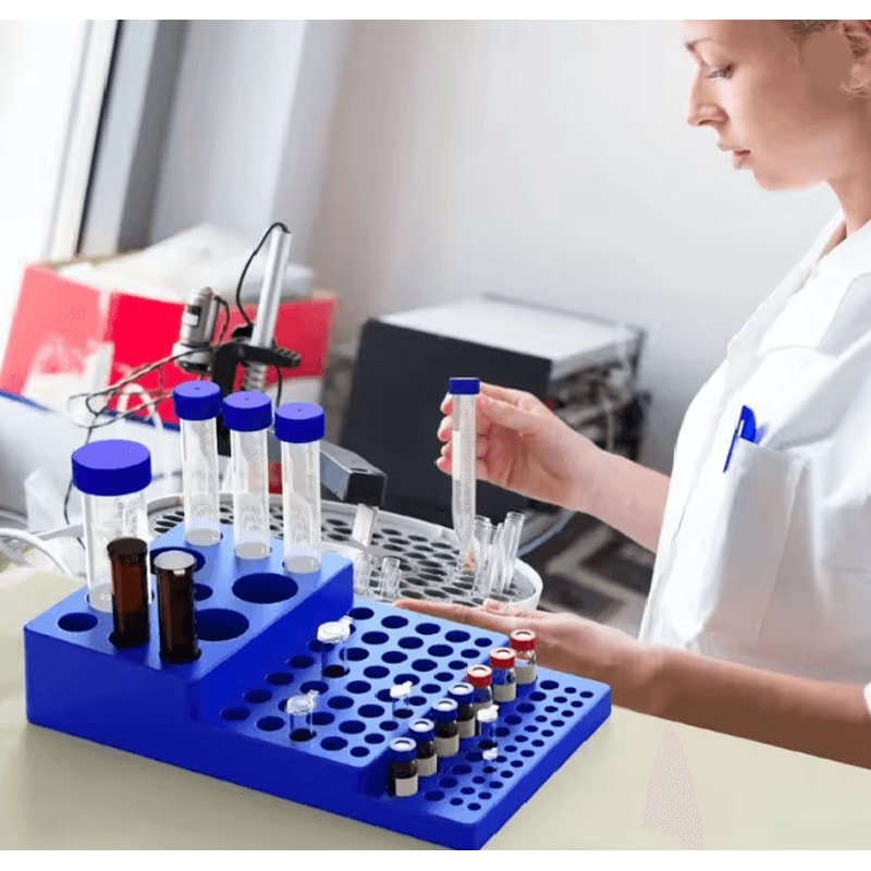 Stepped Laboratory Test Tube Rack 3