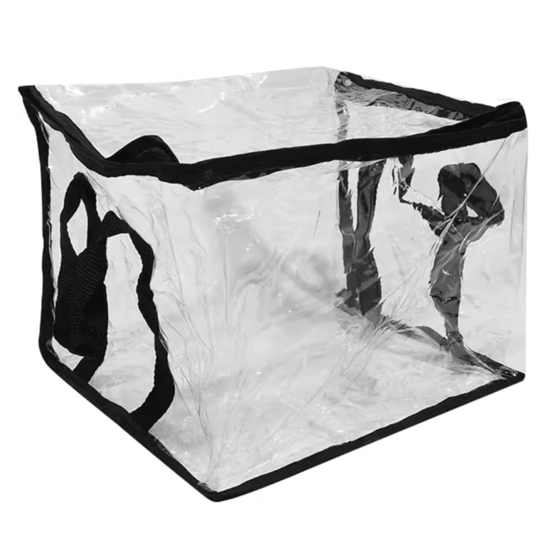 Foldable Transparent Book Storage Box 3