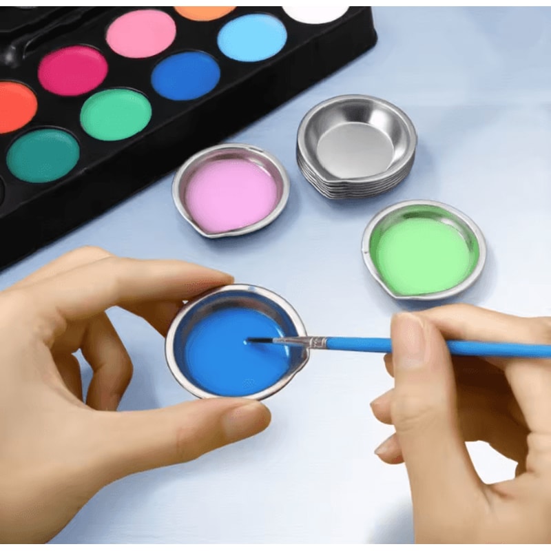 Stainless Steel Paint Mixing Cups Set 1