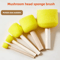 Wooden Handle Sponge Painting Brush Set 1