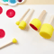 Wooden Handle Sponge Painting Brush Set 3