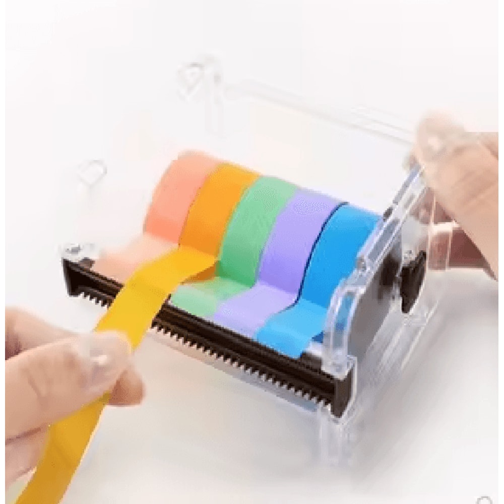 Washi Tape Cutter And Dispenser Set 6