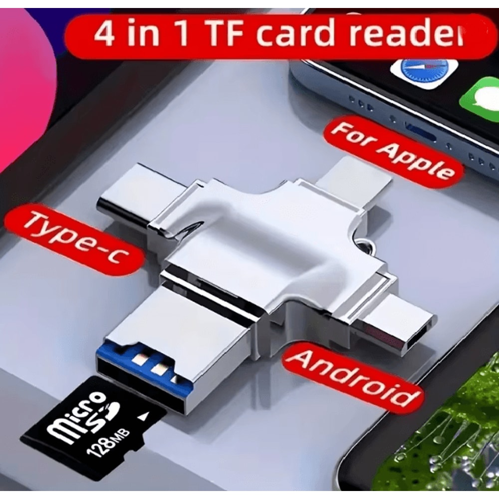4 In 1 USB C Memory Card Reader 1