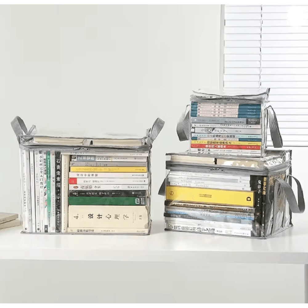 Foldable Book Organizer Box For Home And Dorm Rooms 1