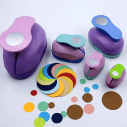circle paper punch for diy craft and scrapbooking projects