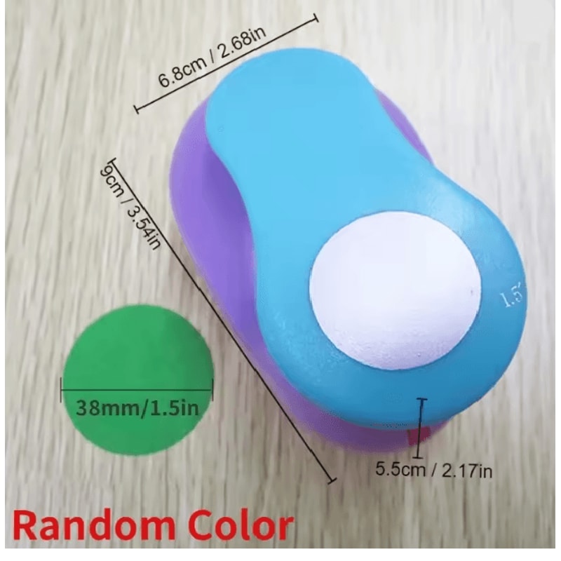 Circle Paper Punch For DIY Craft And Scrapbooking Projects 8