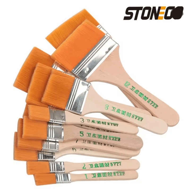 Nylon Paint Brush Set For Acrylic Oil And Watercolor Painting 0